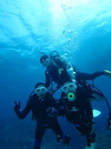 沖縄　ダイビング　カップル