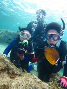 沖縄　ダイビング　真栄田岬