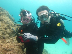 沖縄　ダイビング　崎本部　ゴリラチョップ