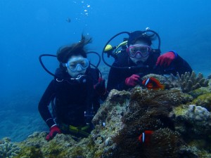 沖縄　ダイビング　近海　ボート　体験