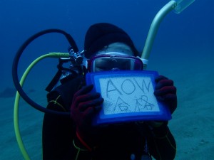 沖縄　ダイビング　AOW　ライセンス講習