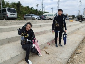 沖縄　ダイビング　レッドビーチ