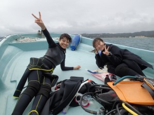 沖縄　ダイビング　FUN　ボート