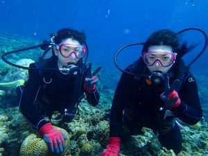 沖縄　ダイビング　慶良間　体験