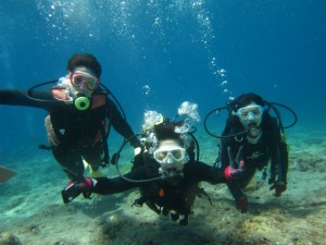 沖縄　ダイビング　慶良間　体験