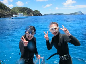 沖縄　ダイビング　慶良間　体験