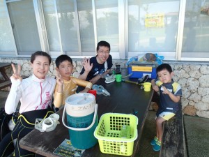 沖縄　ダイビング　青の洞窟　体験