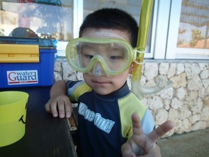 沖縄　ダイビング　青の洞窟　体験