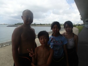 沖縄　ダイビング　ＡＯＷ　ビーチ