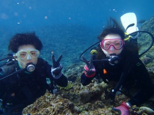 沖縄　ダイビング　青の洞窟　体験ダイビング