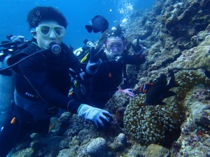 沖縄　ダイビング　青の洞窟　体験ダイビング