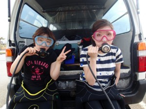 沖縄　ダイビング　青の洞窟　体験ダイビング