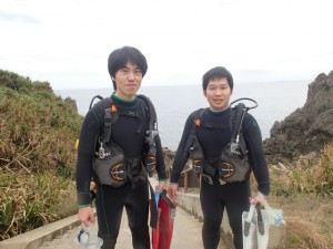 沖縄　ダイビング　青の洞窟　体験ダイビング