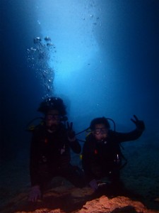 沖縄　ダイビング　青の洞窟　体験ダイビング