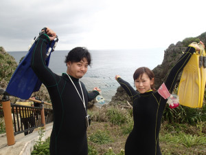 沖縄　ダイビング　青の洞窟　体験ダイビング