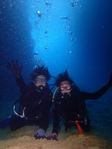 沖縄　ダイビング　青の洞窟　体験ダイビング