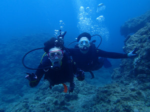 沖縄　ダイビング　青の洞窟　体験ダイビング