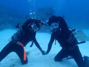 沖縄　ダイビング　慶良間　体験ダイビング