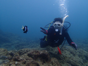 沖縄　ダイビング　砂辺　OWD講習