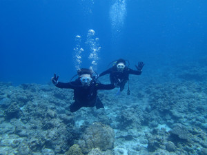 沖縄　ダイビング　慶良間　体験ダイビング