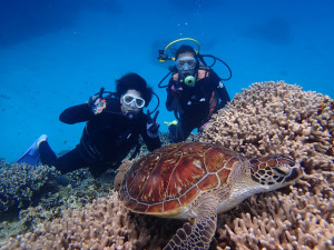 沖縄　ダイビング　慶良間　体験ダイビング　ＦＵＮダイビング
