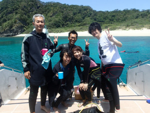 沖縄　ダイビング　慶良間　体験ダイビング