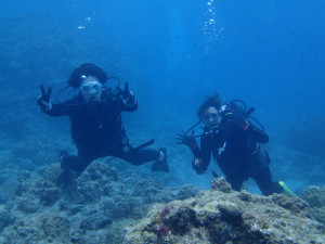 沖縄　ダイビング　慶良間　体験ダイビング