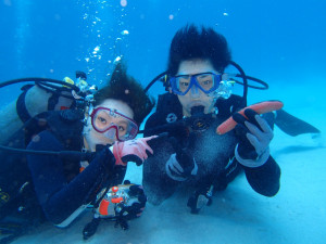 沖縄　ダイビング　慶良間　体験ダイビング　ＦＵＮダイビング