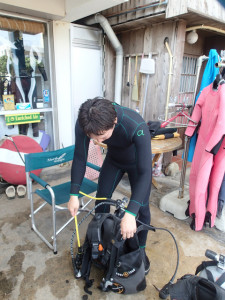 沖縄　ダイビング　砂辺　ＯＷＤ　ライセンス講習