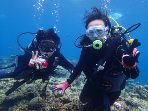 沖縄　ダイビング　慶良間　体験ダイビング
