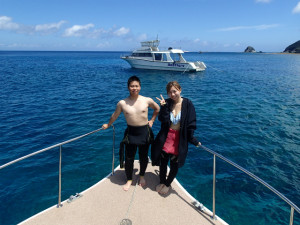 沖縄　ダイビング　慶良間　体験ダイビング