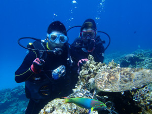 沖縄　ダイビング　慶良間　体験ダイビング