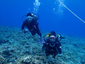 沖縄　ダイビング　慶良間　体験ダイビング