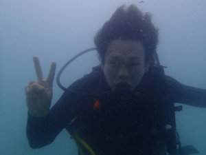 沖縄　ダイビング　OWD講習