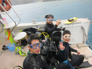 沖縄　ダイビング　慶良間　体験ダイビング