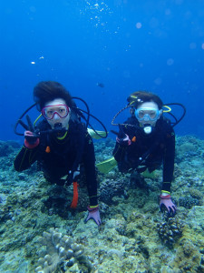 沖縄　ダイビング　慶良間　体験ダイビング