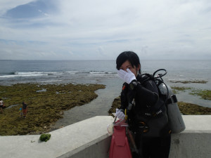 沖縄　ダイビング　砂辺　FUNダイビング