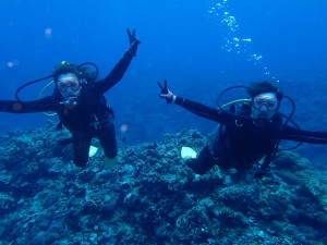 沖縄　ダイビング　慶良間　体験ダイビング