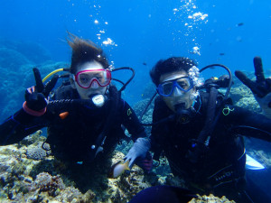 沖縄　ダイビング　慶良間　体験ダイビング