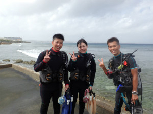 沖縄　体験ダイビング　砂辺