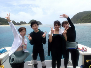 沖縄　ダイビング　慶良間　体験ダイビング