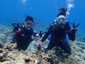 沖縄　ダイビング　慶良間　体験　FUN