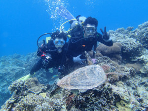沖縄　ダイビング　慶良間　体験ダイビング