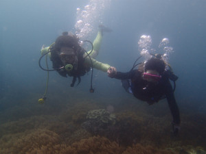 沖縄　ダイビング　砂辺　体験ダイビング