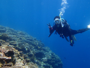 沖縄　ダイビング　万座　FUNダイビング