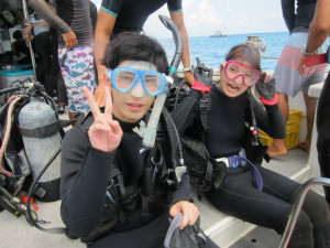 沖縄　ダイビング　慶良間　体験ダイビング　FUNダイビング