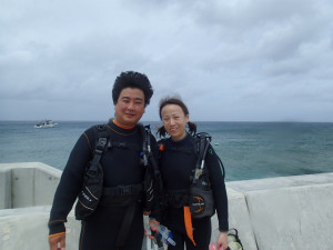 沖縄　ダイビング　砂辺　体験ダイビング