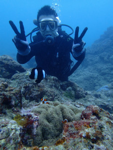 沖縄　ダイビング　砂辺　体験ダイビング