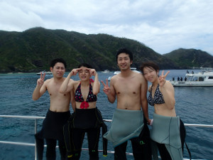 沖縄　ダイビング　慶良間　体験ダイビング