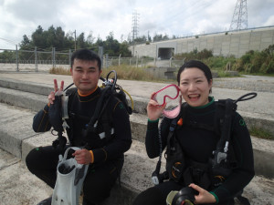 沖縄　ダイビング　レッドビーチ　体験ダイビング